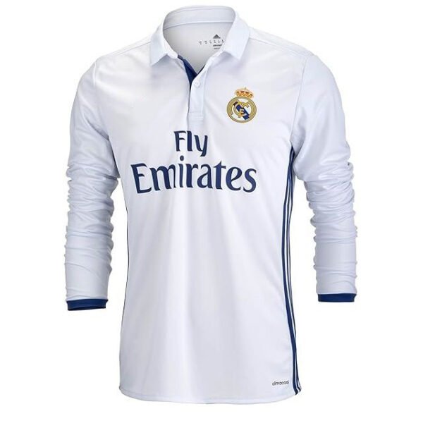 Real Madrid 2016-17 home retro long sleeve