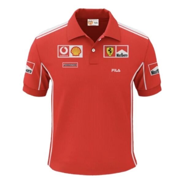 Scuderia Team 2024 Ferrari red, F1 polo