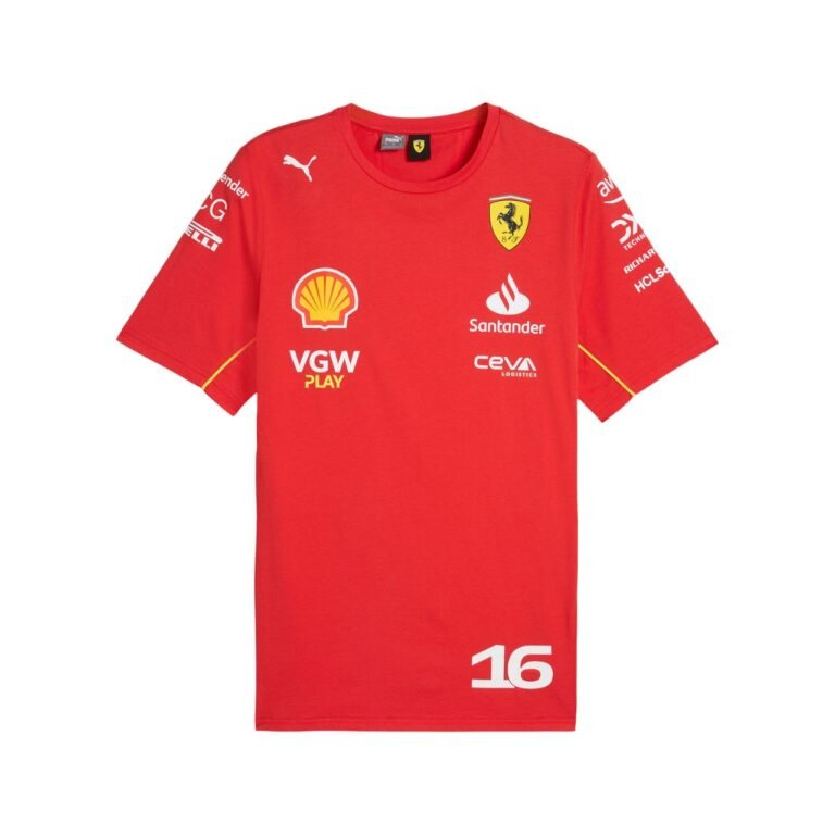 Scuderia Team 2024 Ferrari red, Leclerc F1 shirt