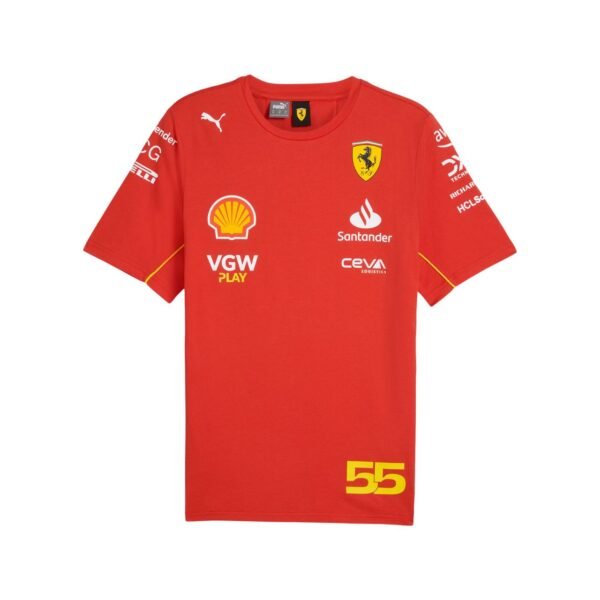 Scuderia Team 2024 Ferrari red, Sainz F1 shirt