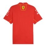 Scuderia Team 2024 Ferrari red white, F1 polo