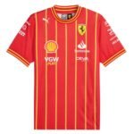 Scuderia Team 2024 Ferrari red yellow, leclerc F1 shirt