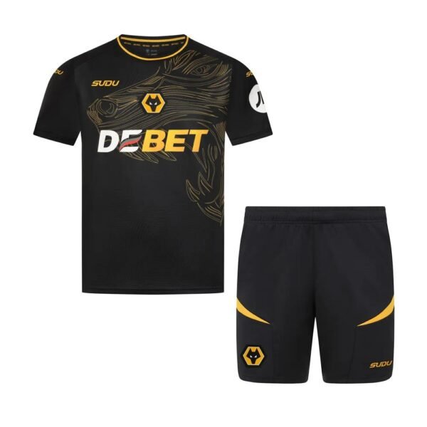 Wolverhampton 2024-25 away kid kit