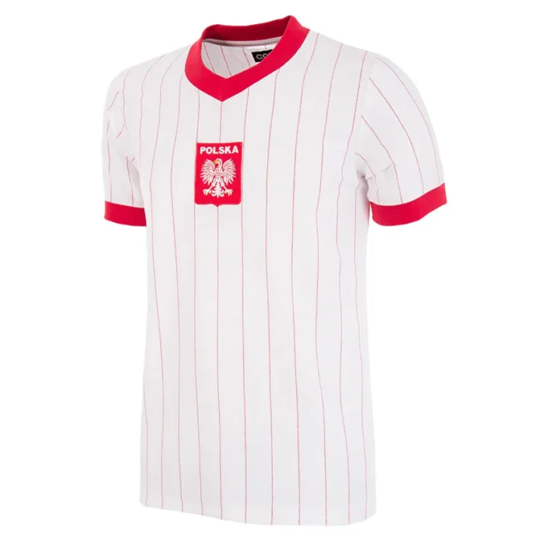 poland 1982 home. retro jersey 100