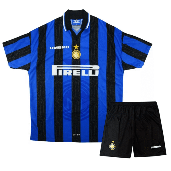 Inter Milan 1997-98 home kid kit retro