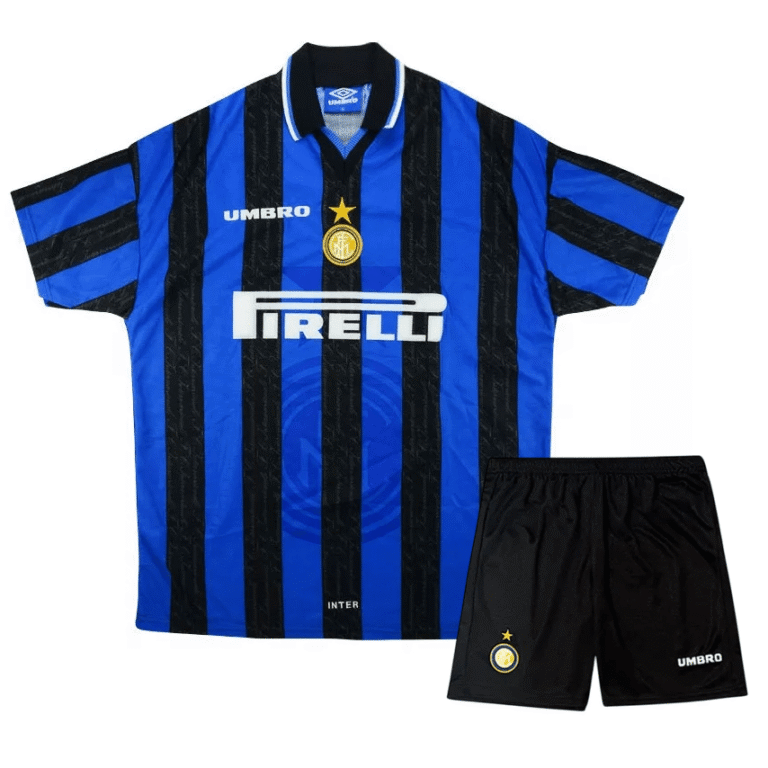 inter milan 1997 98 home retro kid kit 100