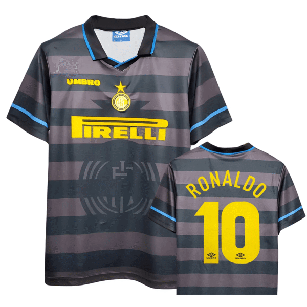 Inter Milan 1997-98 Third, Ronaldo Retro Jersey