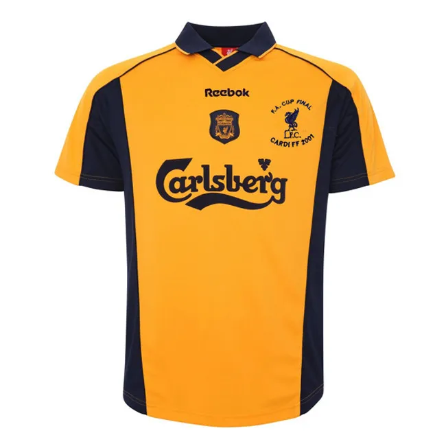 liverpool fc 2000 01 away retro jersey 100