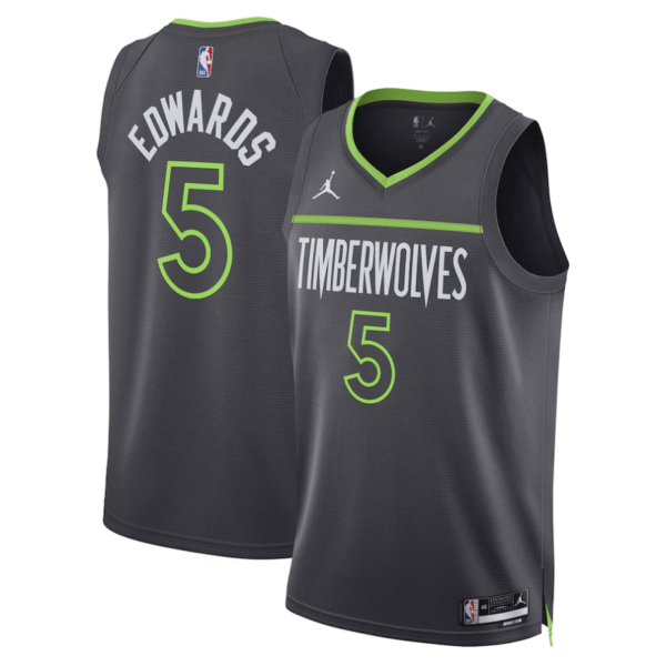 Minnesota Timberwolves 2024-25 Black, Statement edition Edwards jersey