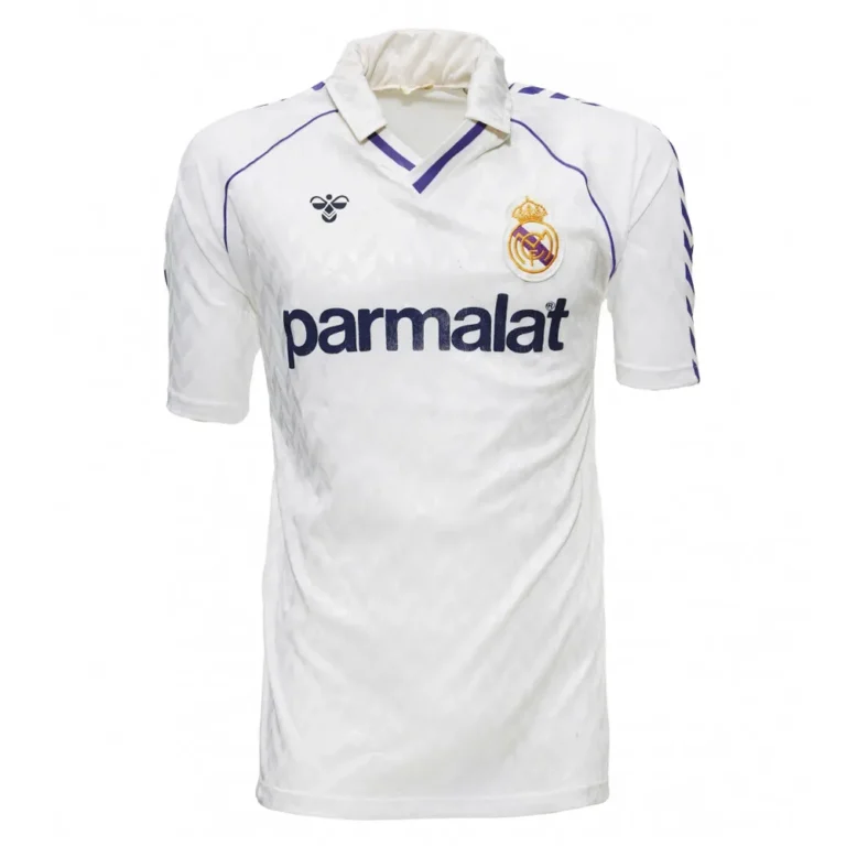 real madrid 1986 87 home retro jersey 100
