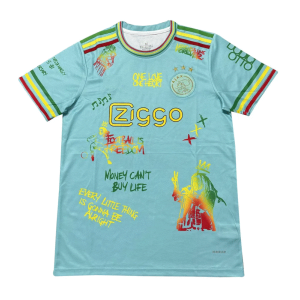 Ajax Amsterdam 2025 Bob Marley Green, Special edition Jersey
