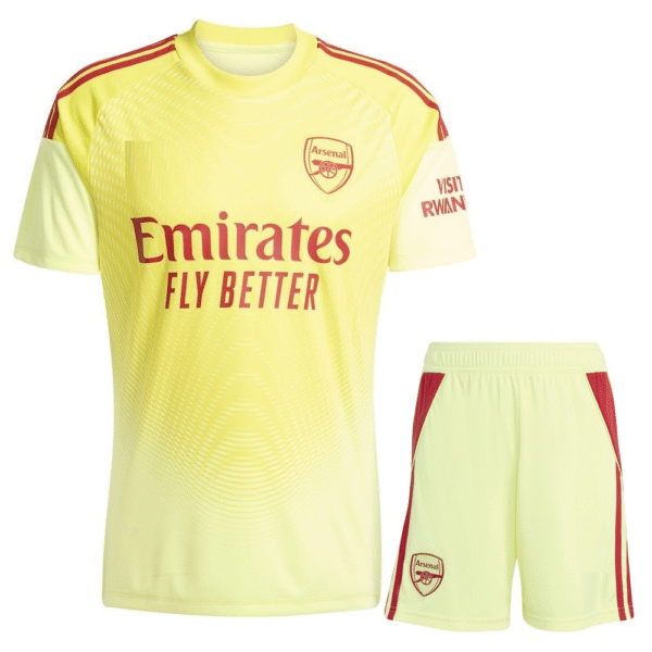 Arsenal FC 2025-26 Yellow, Goalkeeper Kid Kit