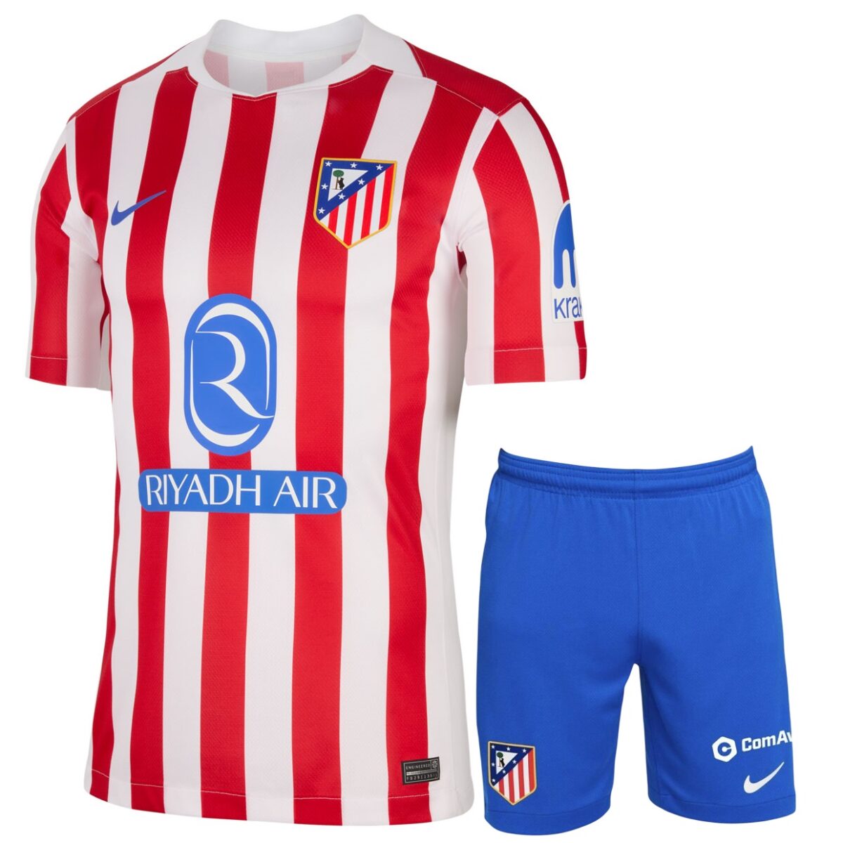 atletico madrid 2025 26 home kid kit 100