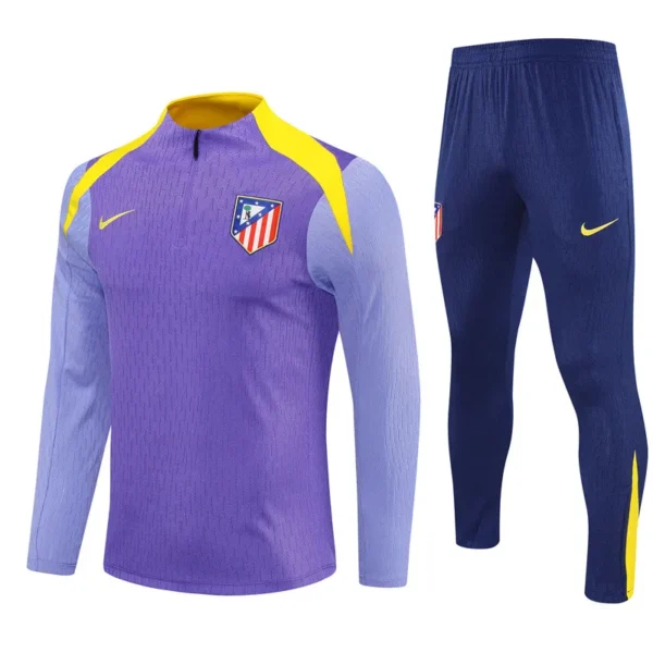 Atletico Madrid 2025-26 Purple Yellow, Training Suit