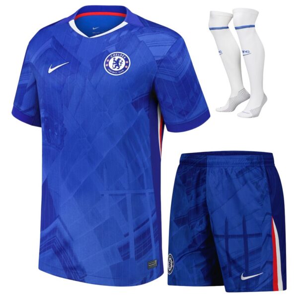 Chelsea FC 2025-26 Home, Full Kid Kit