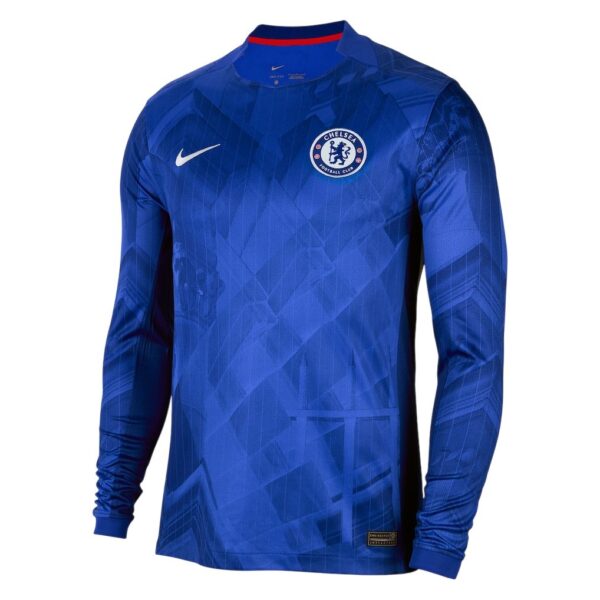 Chelsea FC 2025-26 Home, Long Sleeve Jersey