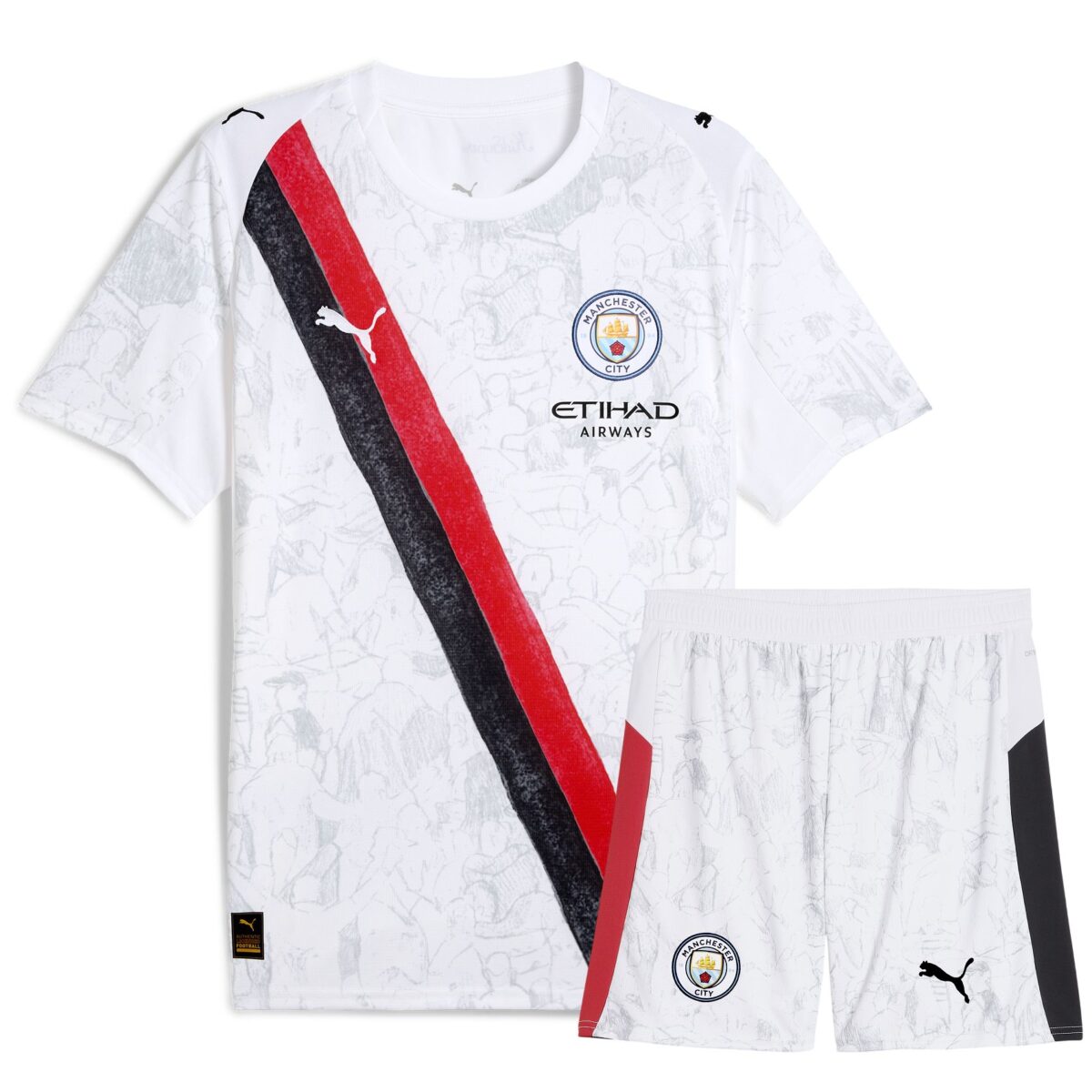 manchester city 2025 26 away kid kit 100