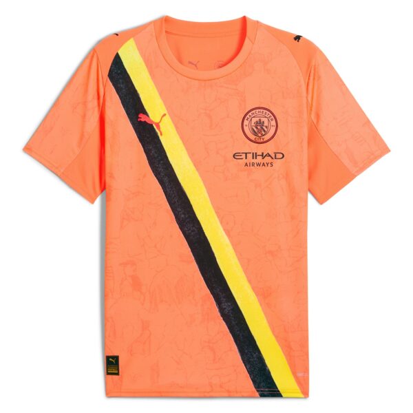 Manchester City 2025-26 Orange, Goalkeeper Jersey