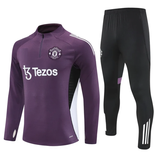 Manchester United 2025-26 Dark Purple Black, Training Suit