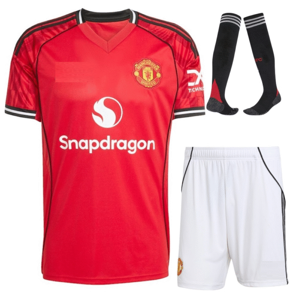 Manchester United 2025-26 Home, Full Kid Kit