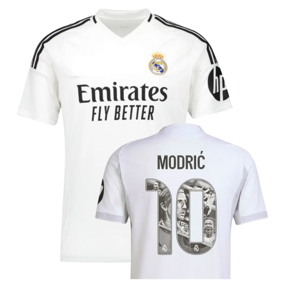 Real Madrid 2025 Home, Modric special edition Jersey