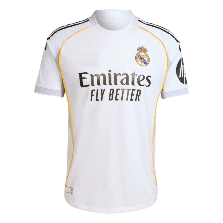 real madrid 2025 26 home game version jersey 100