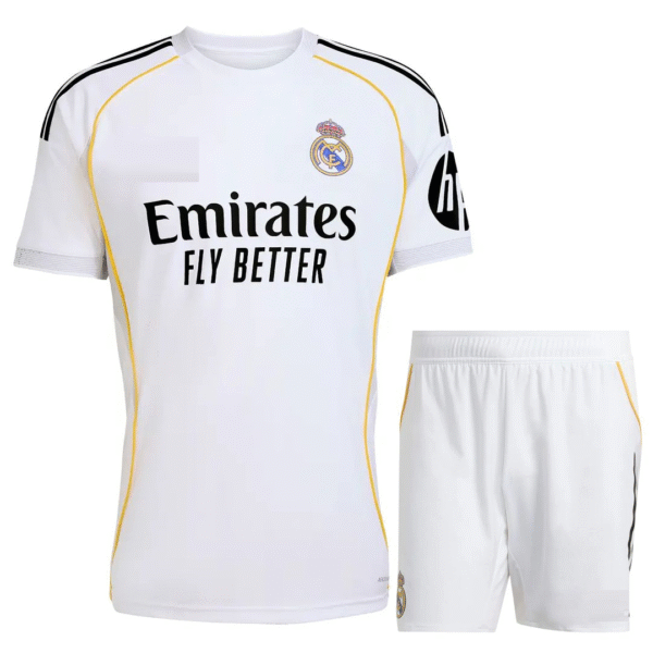 Real Madrid 2025-26 Home, Kid Kit