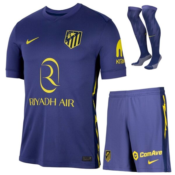 Atletico Madrid 2025-26 Away, Full Kid Kit