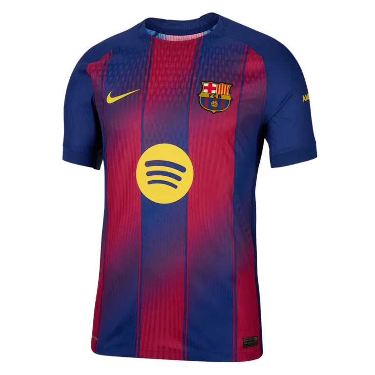 barcelona fc 2025 26 home game version jersey 100