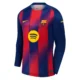 barcelona fc 2025 26 home long sleeve jersey 100