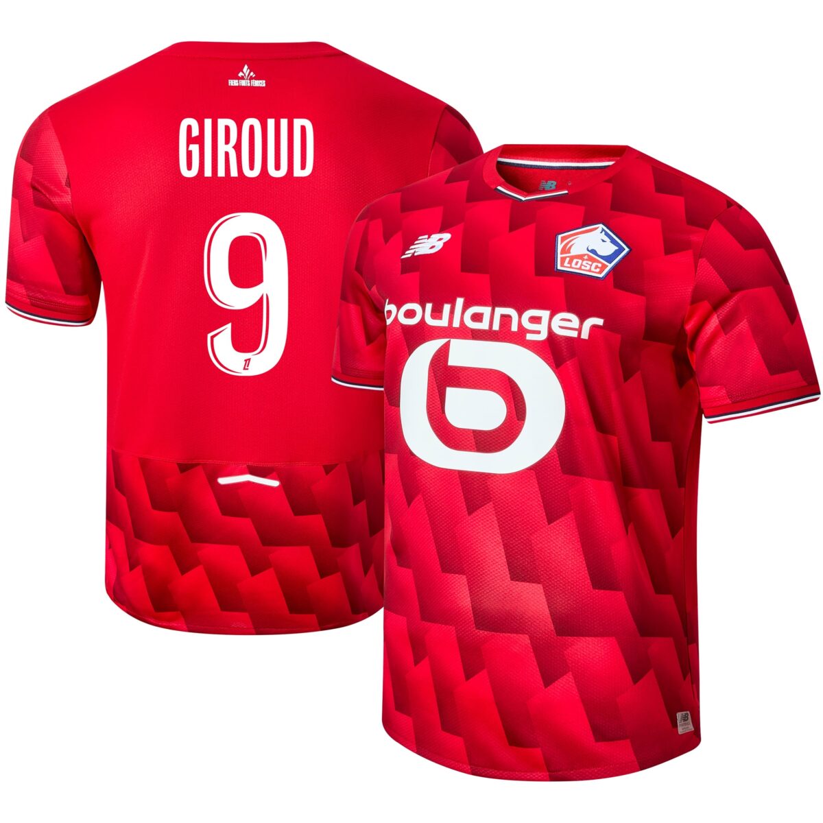 Lille LOSC 2025-26 Home, Giroud Jersey - Image 1