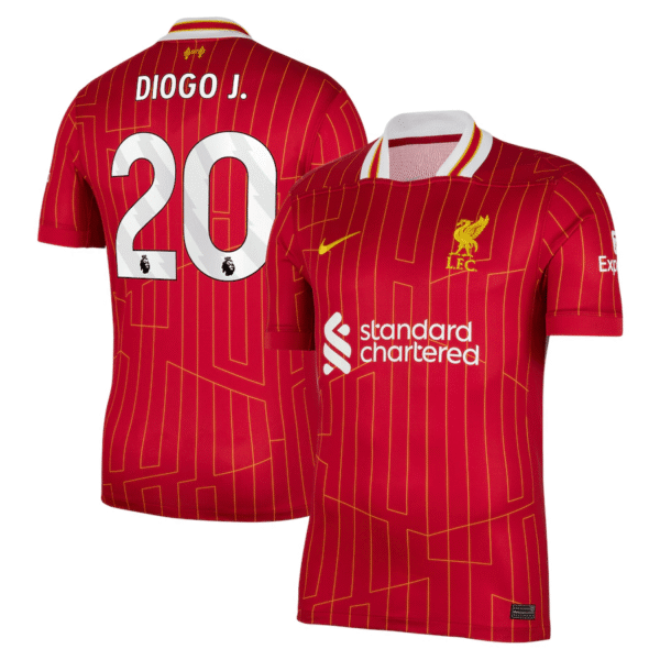 Liverpool FC 2024-25 Home, Diogo Jota Jersey