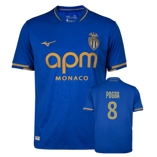 Monaco AS 2025-26 Away, Pogba Jersey