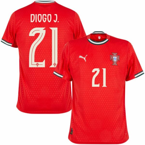 Portugal 2025 Home, Diogo Jota Jersey