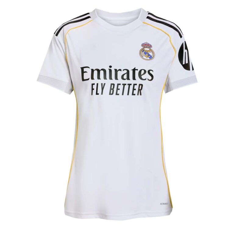 real madrid 2025 26 home women jersey 100